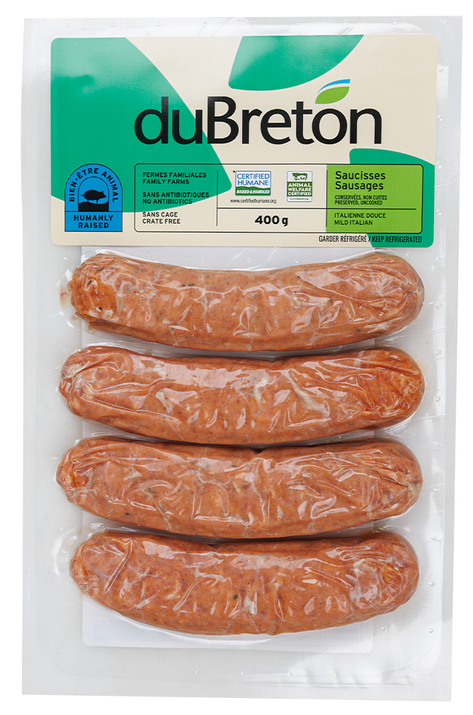 saucisses italiennes douces rustiques