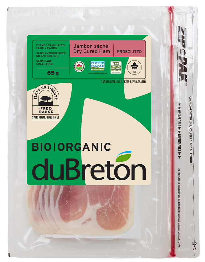 jambon séché prosciutto biologique duBreton