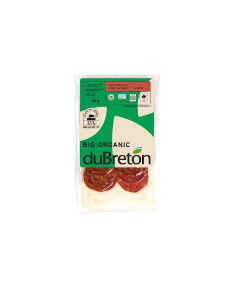 saucisson sec chorizo biologique duBreton